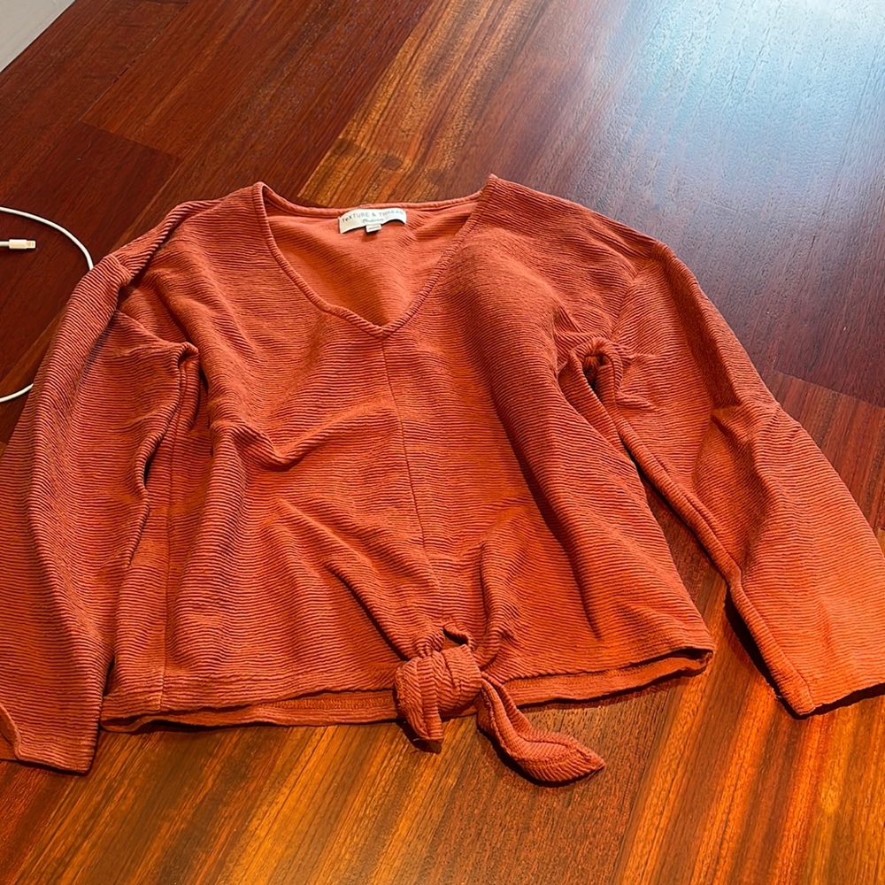 Madewell Autumn Colored Long Sleeved Shirt Size S
